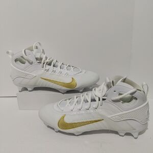 Men's Nike Huarache 9 Elite LAX Mid Lacrosse Cleats FD0088-100 NWOB